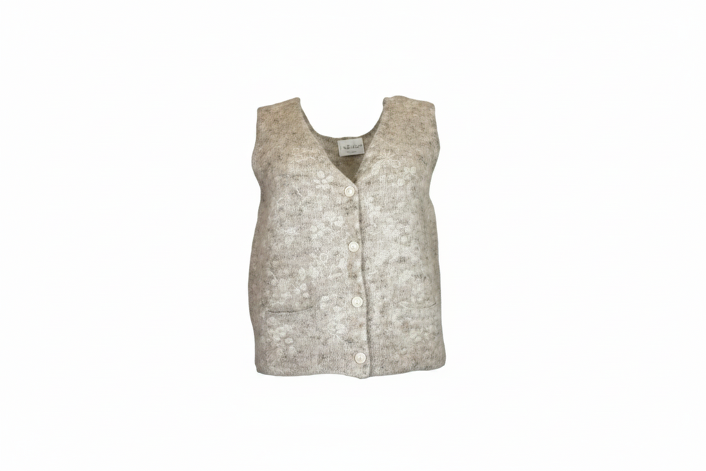 TWNS the label cardigan Castlerock buttoned sleeveless