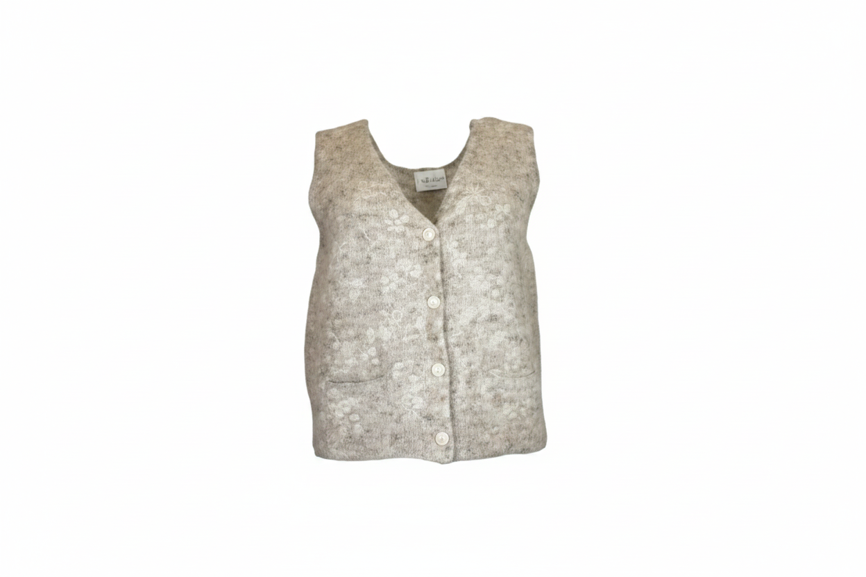TWNS the label cardigan Castlerock buttoned sleeveless