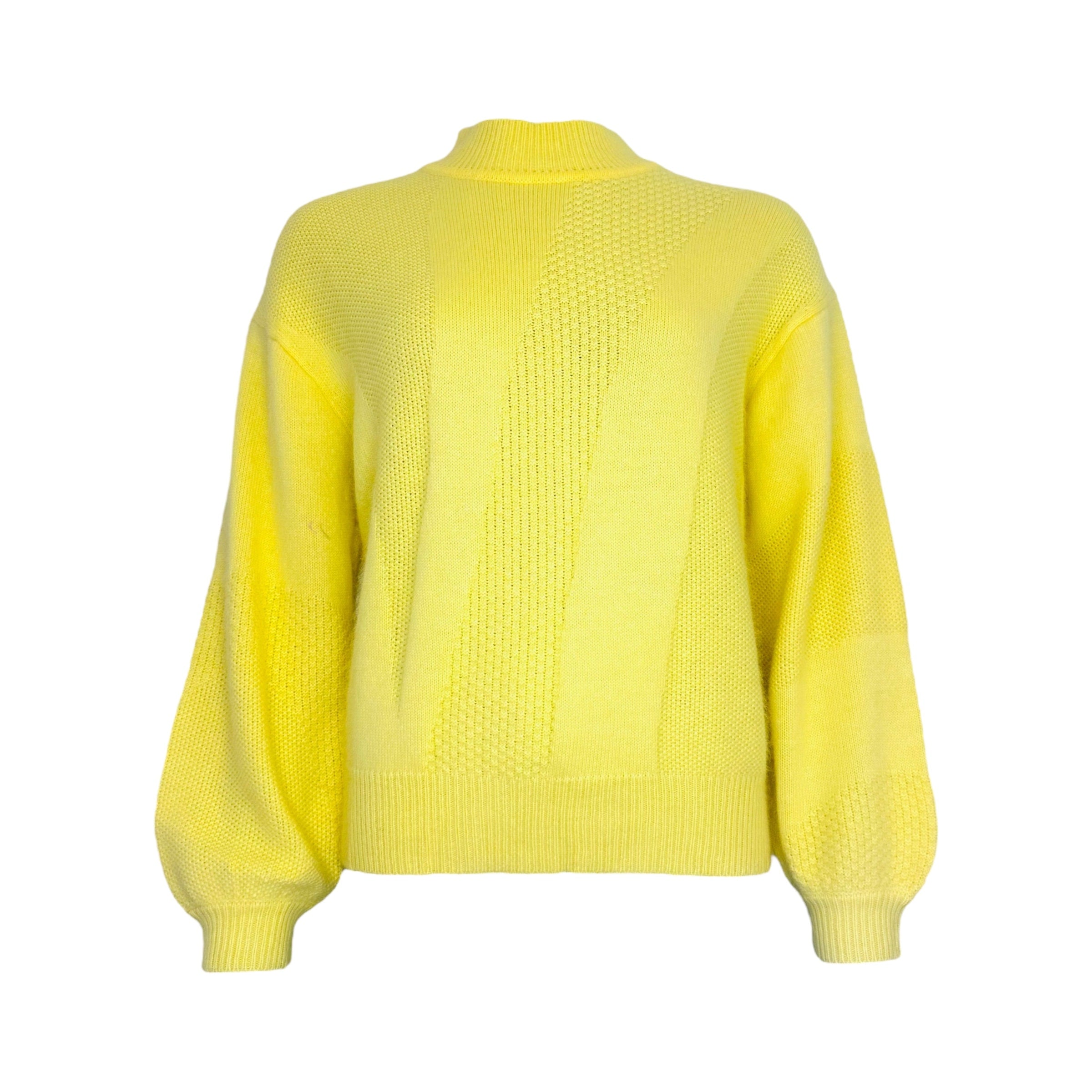 long sleeves high neck jumper with relief details