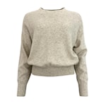 long-sleeved round-neck jumper without slits