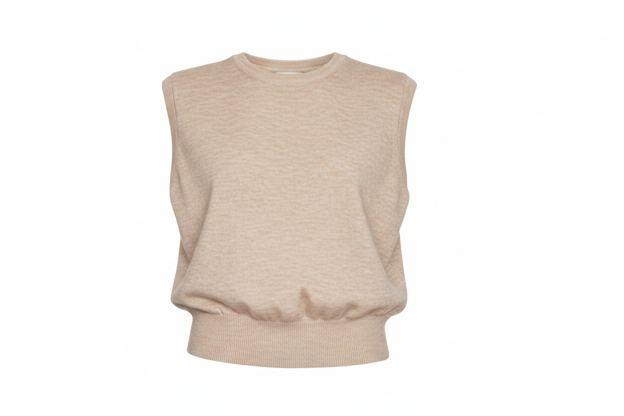 TWNS the label Durango knitted pullover sleeveless round-neck