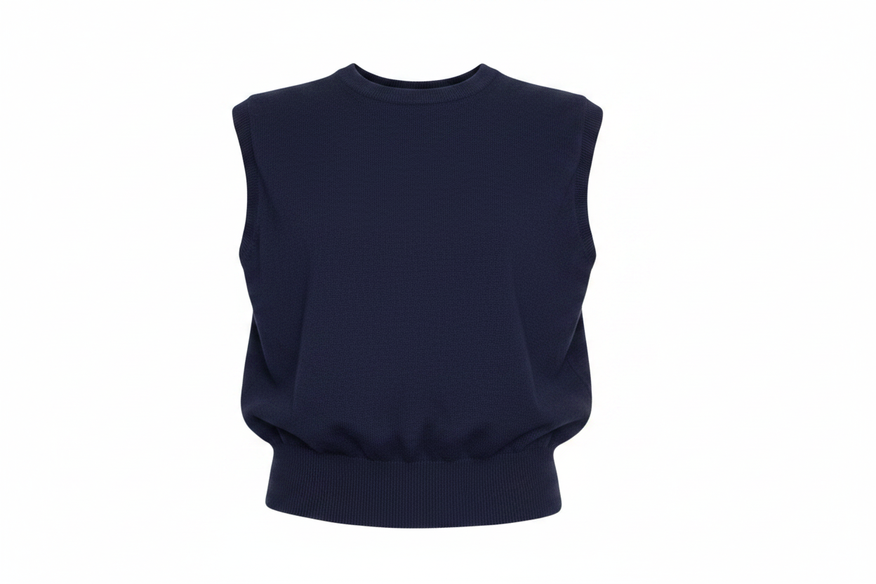 TWNS the label Durango knitted pullover sleeveless round-neck