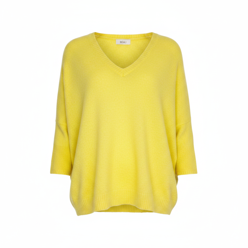 short sleeves V neck oversized jumper
