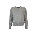 long-sleeved round-neck buttoned cardigan MONTROSE