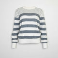 long sleeves round neck jumper with stripes