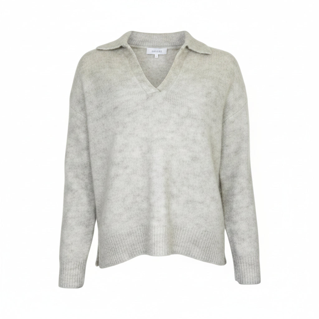 long sleeved polo neck sweater