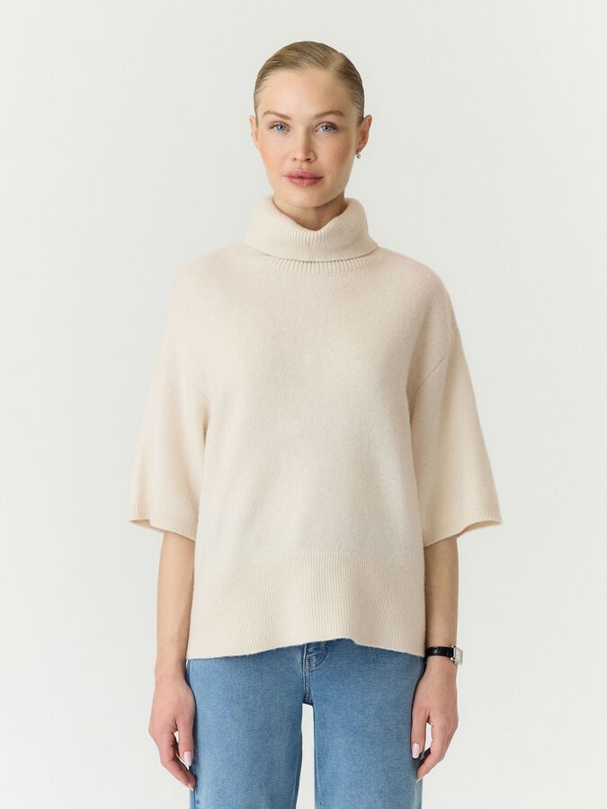 YAS Yasemila Knitted pullover short sleeves