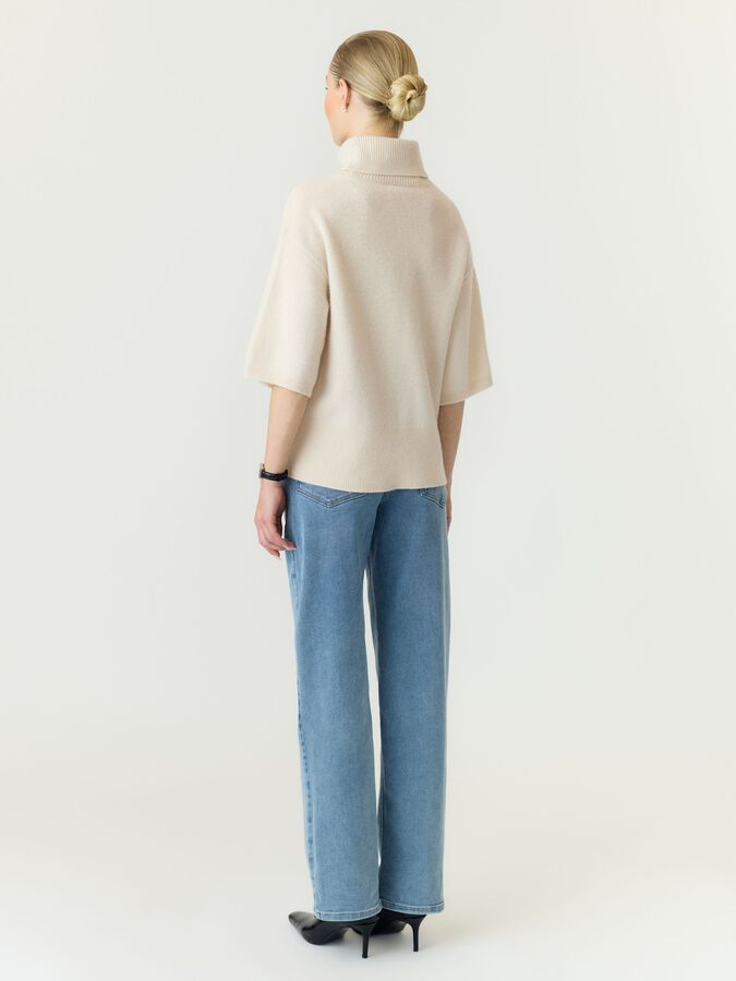 YAS Yasemila Knitted pullover short sleeves
