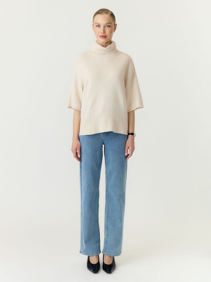 YAS Yasemila Knitted pullover short sleeves