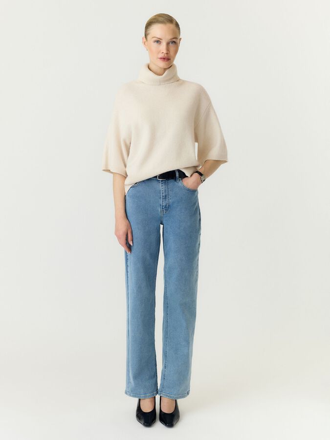 YAS Yasemila Knitted pullover short sleeves