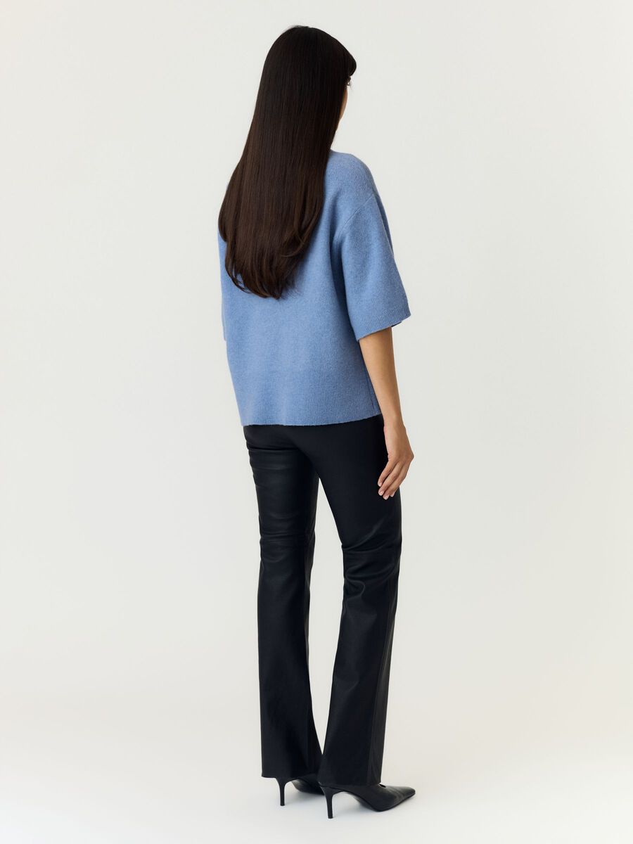 YAS Yasemila Knitted pullover short sleeves
