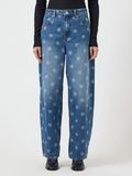 YASLUA HW BARREL ANKLE JEANS - EX