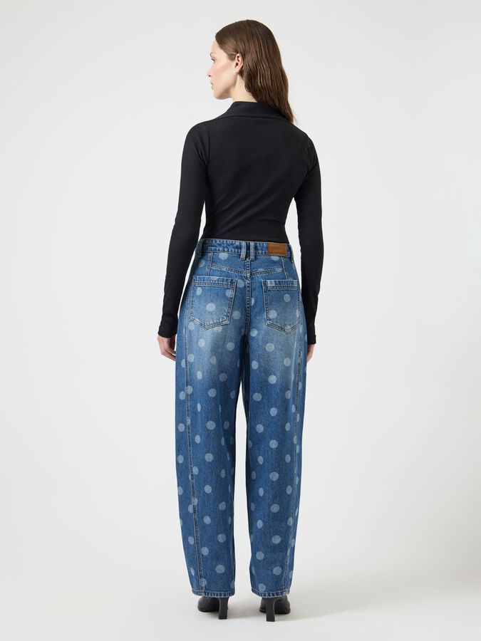 YASLUA HW BARREL ANKLE JEANS - EX