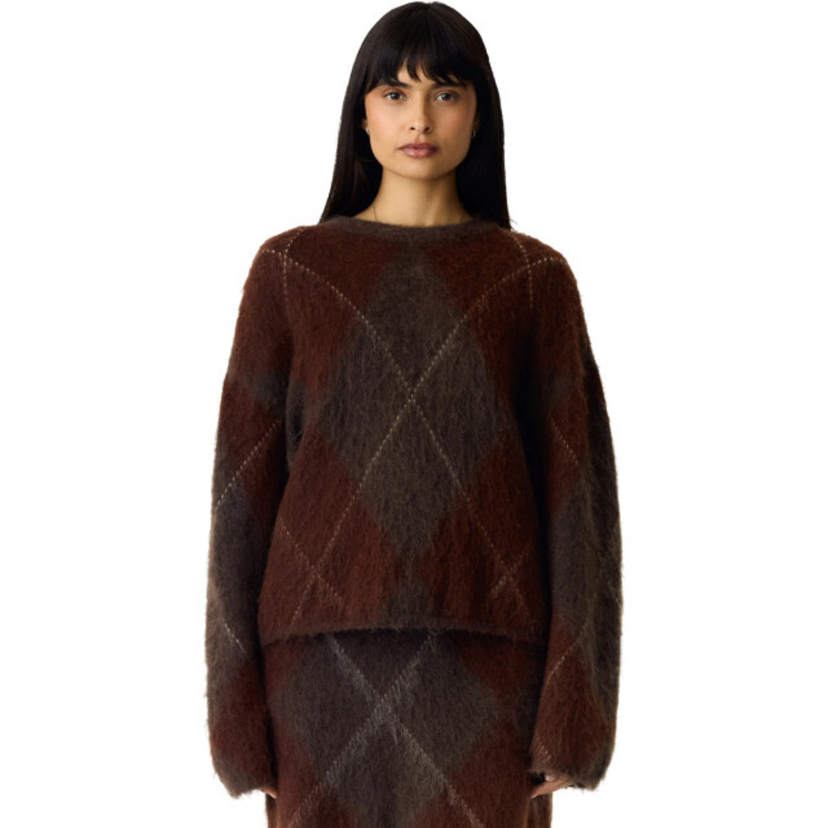 YAS yasargy mohair Knitted pullover