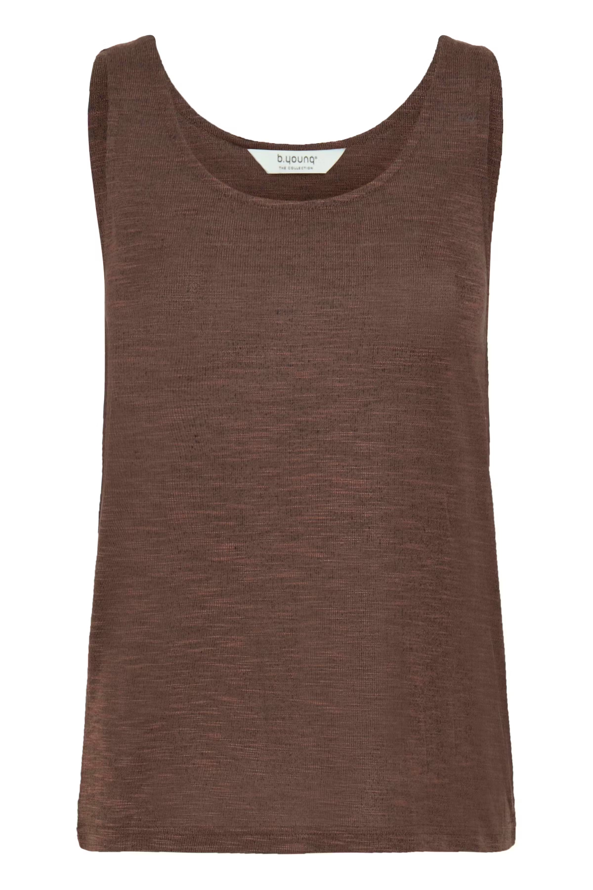 BYSIMOA TOP - French Roast Melange / Brown