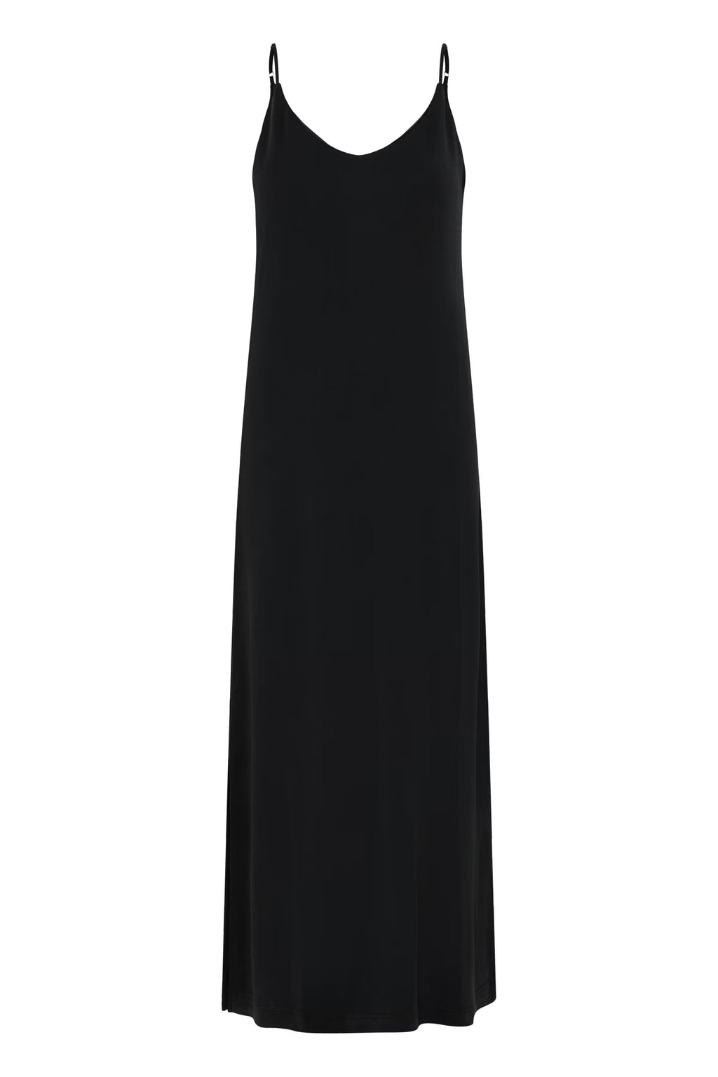 BYPAOLINE SLIP DRESS - Meteorite / Black