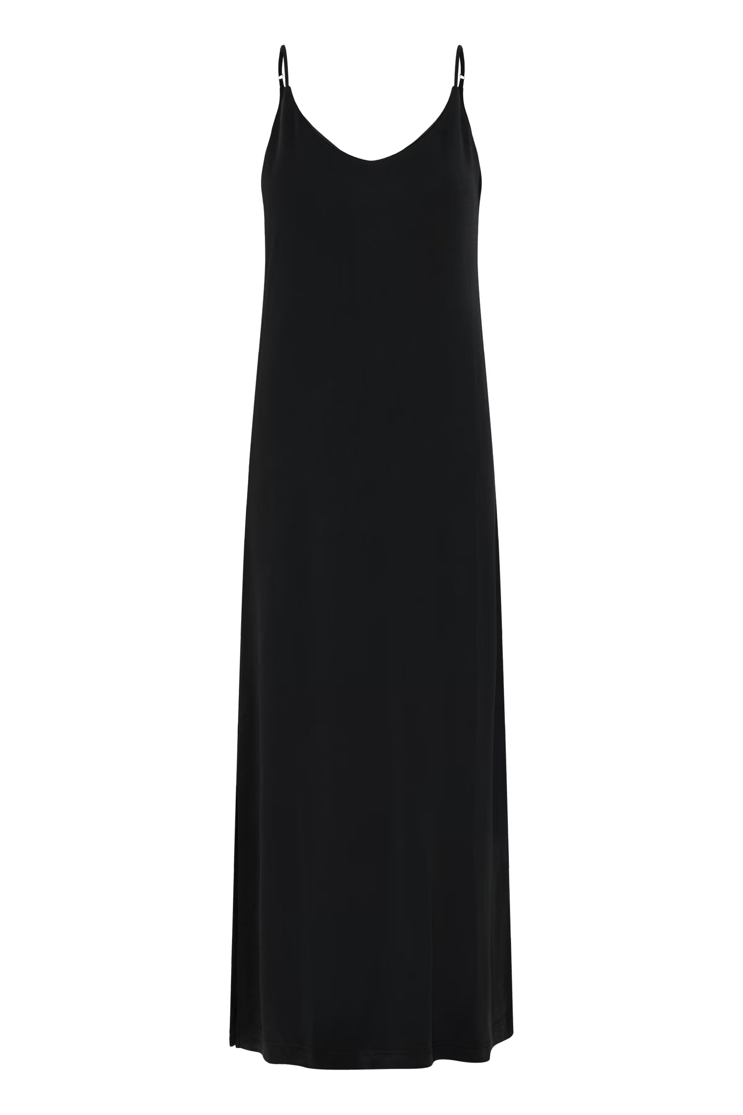 BYPAOLINE SLIP DRESS - Meteorite / Black