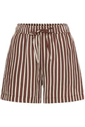 BYEVINO SHORTS - French Roast Stripe / Brown