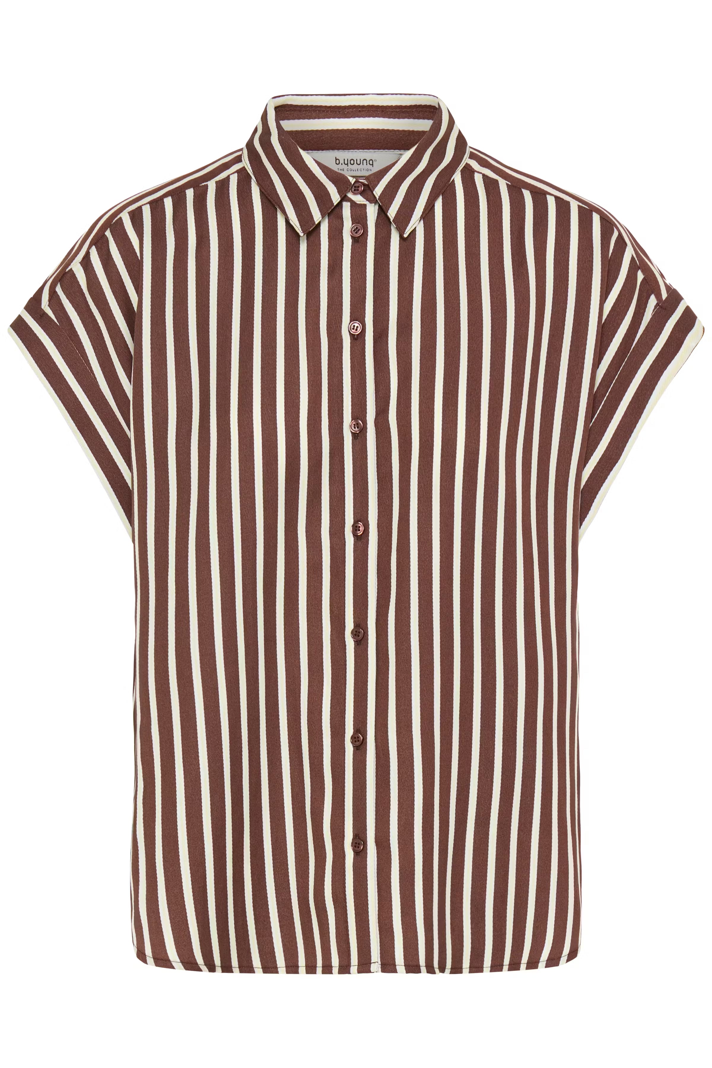 BYEVINO SHIRT - French Roast Stripe / Brown