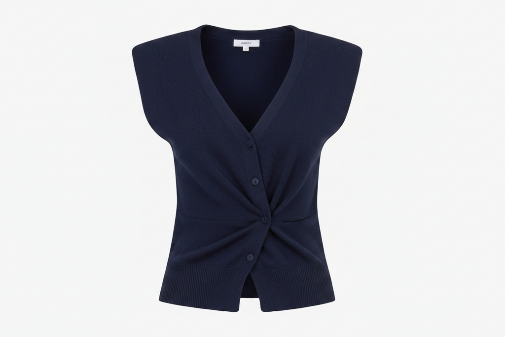 SUNCOO Gilet/cardigan Gilem sleeveless buttoned
