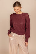 9024 Four Roses Sweater