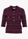 SUNCOO Pull Pixi knitwear short sleeves