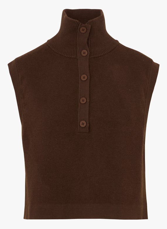 SUNCOO Pull Pacomi met opstaande kraag sleeveless