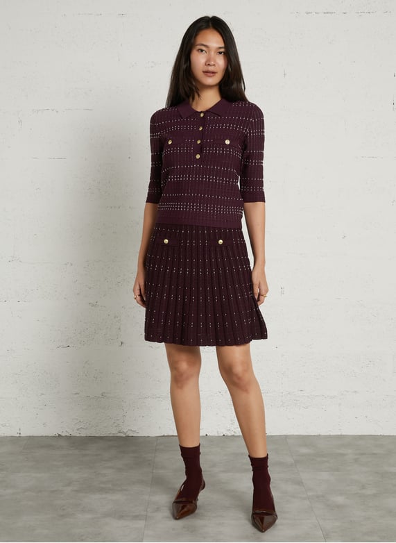 SUNCOO Pull Pixi knitwear short sleeves