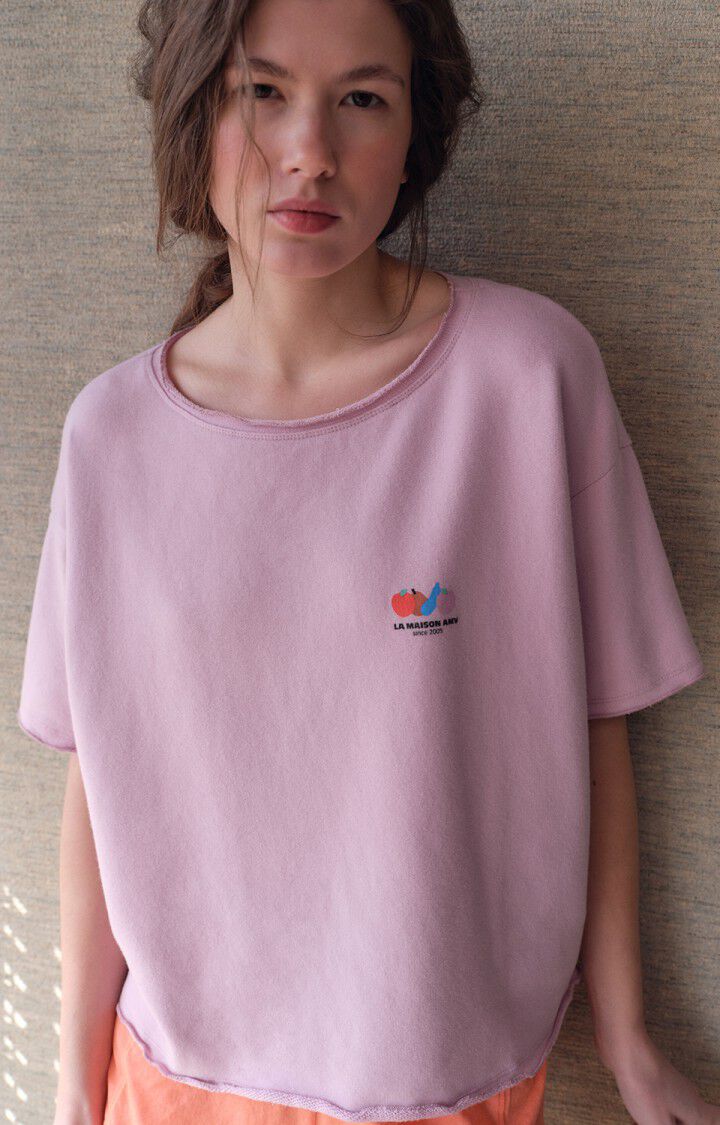T-Shirt Logo Oversize Orchidee