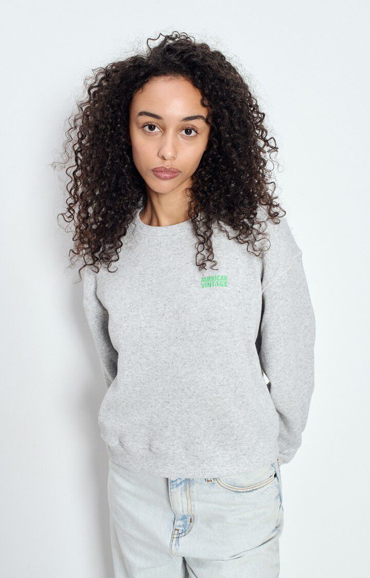 American vintage sweatshirt col rond Evona EVO03AH26