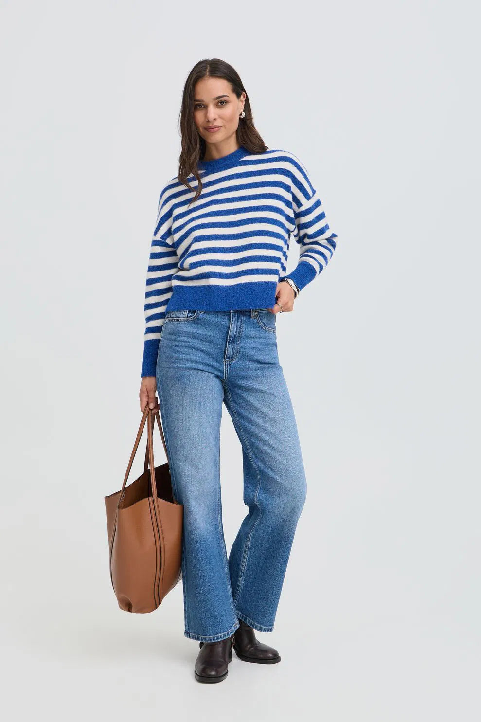 B.young Byomea crew knitted pull