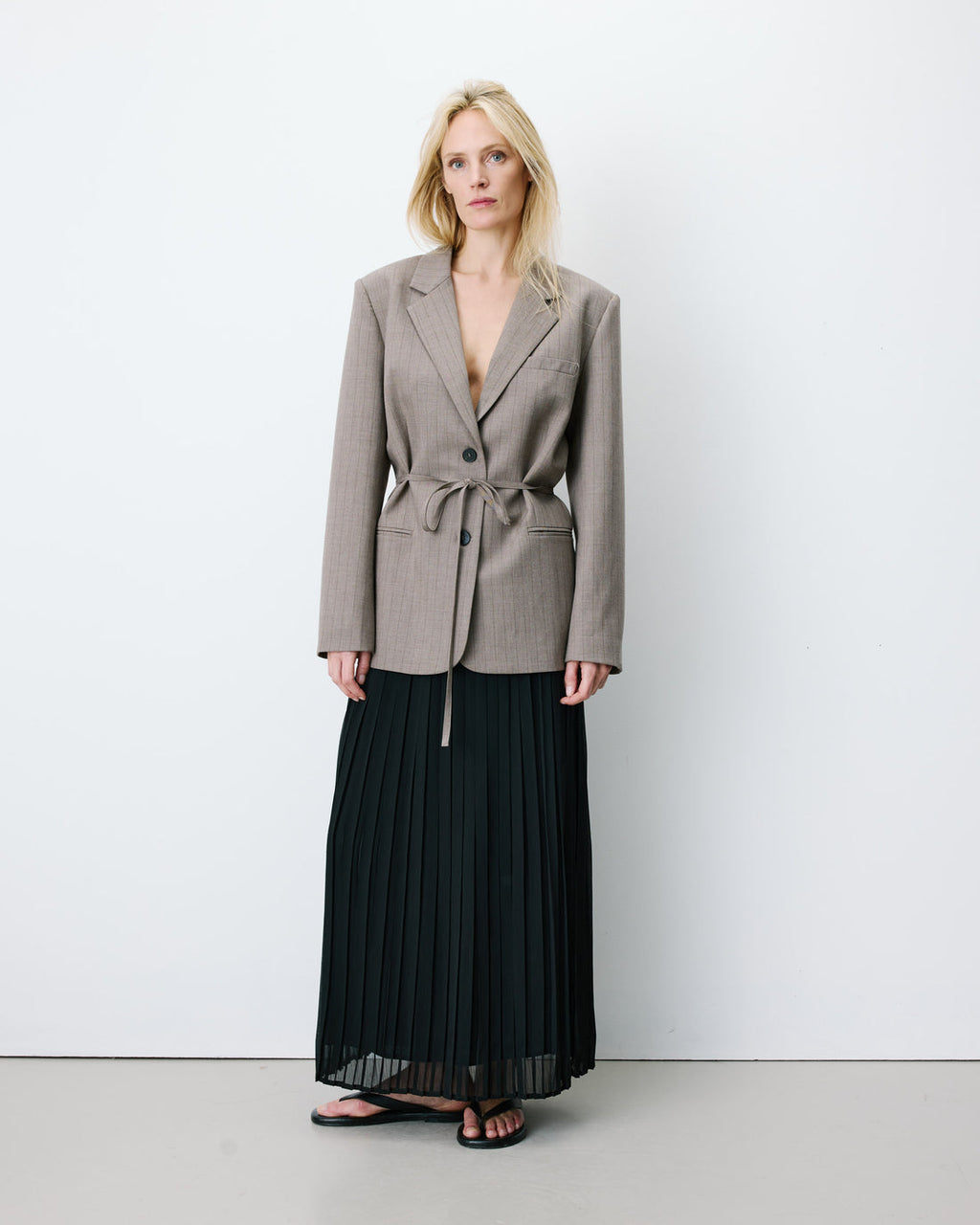 Grace & Mila blazer  Acario met ceintuur