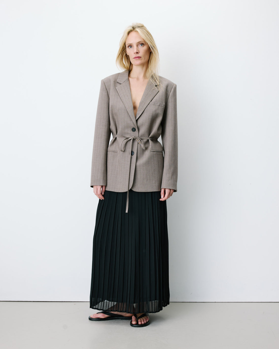 Grace & Mila blazer  Acario met ceintuur