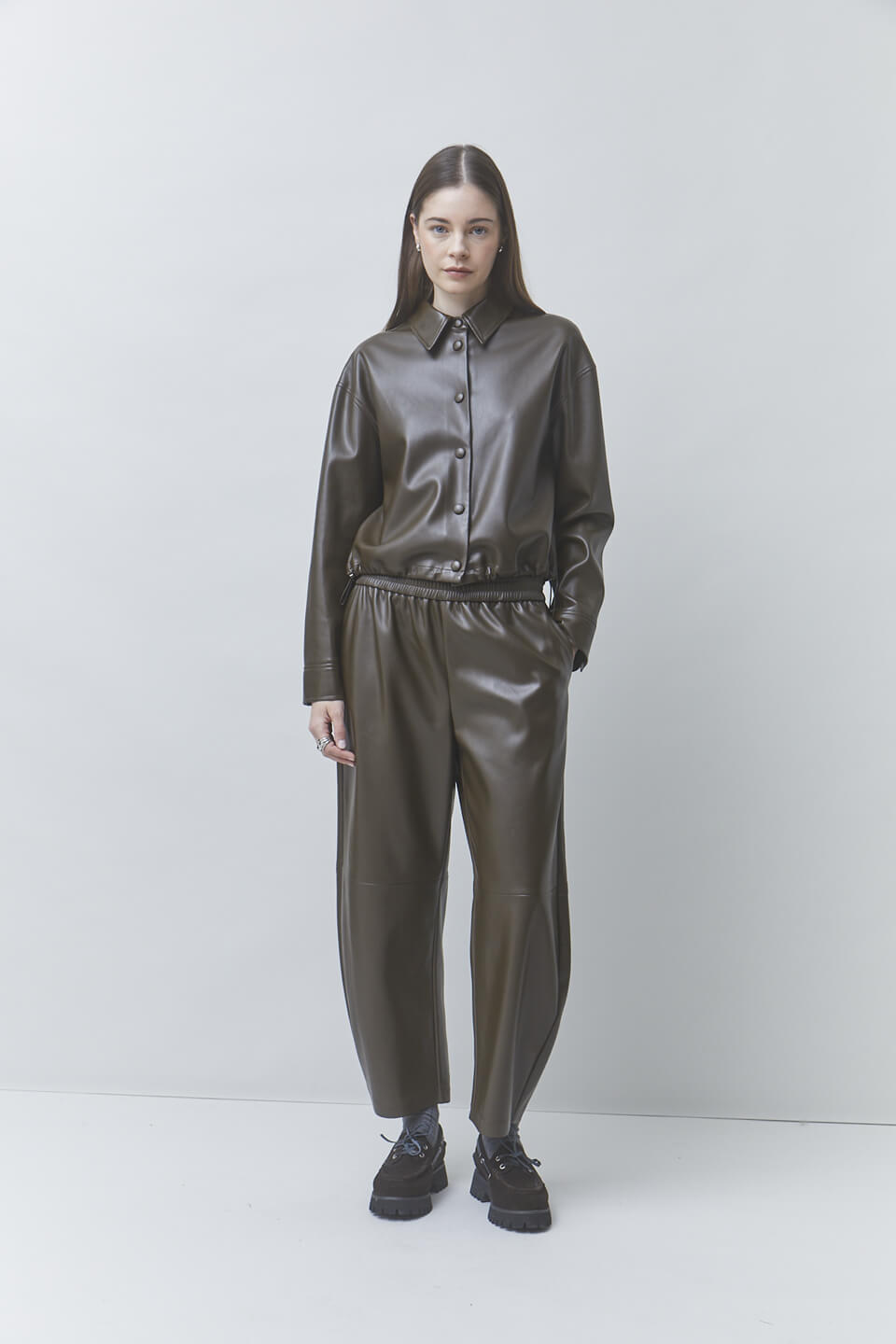 SUNCOO blouse/Veste Lennox faux leather