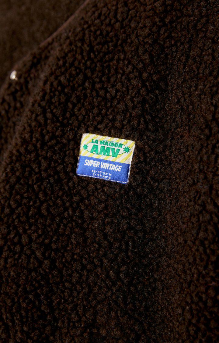 American vintage veste Ample Sans Manche Polaire/Ch Hok16BH26