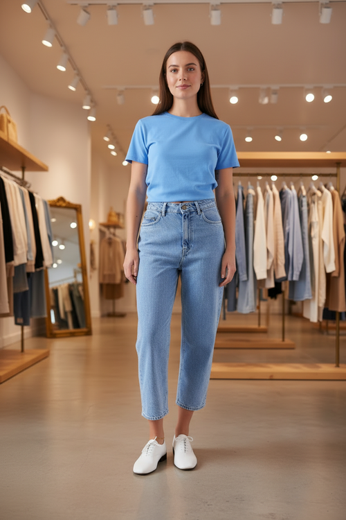 American vintage joybird Cropped Straight Jeans