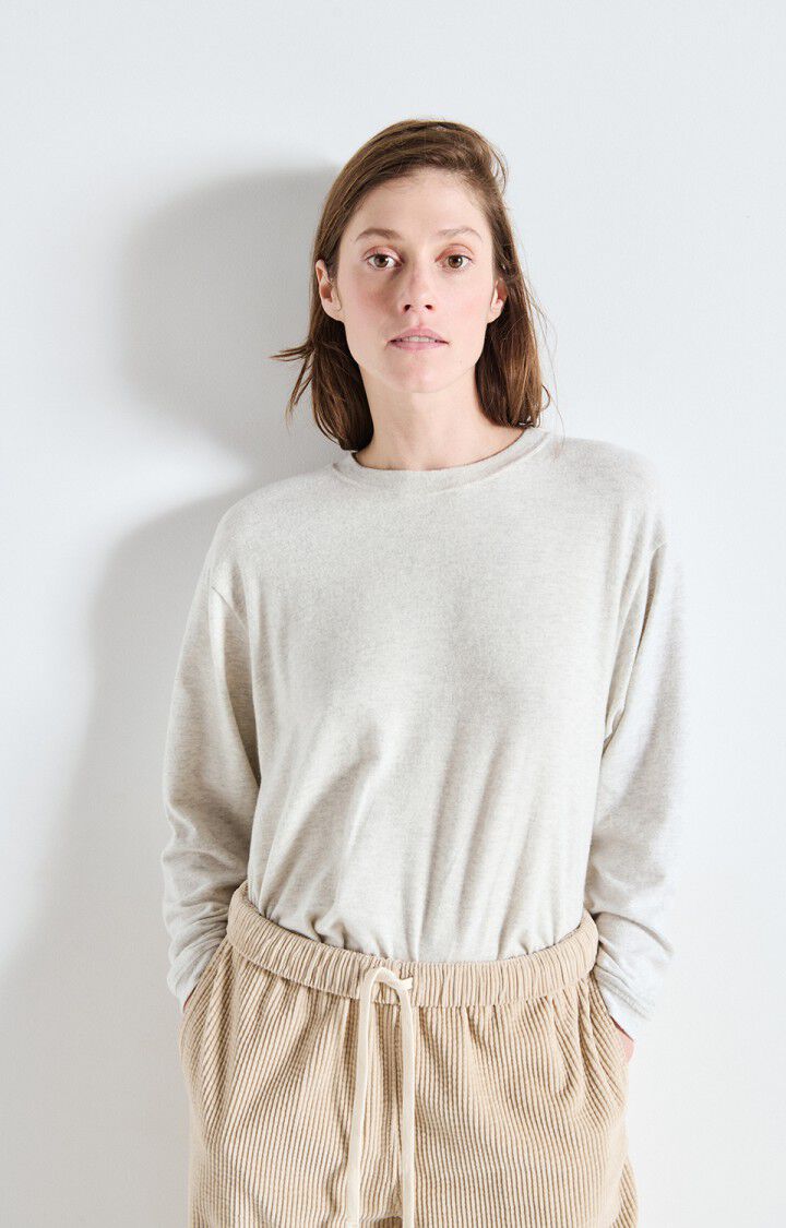 American Vintage t-shirt col Bateau YPA02BH26 long sleeves