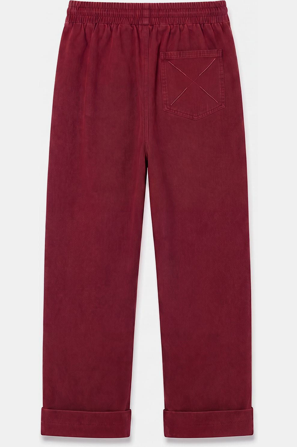 LAURE+MAX Pants Primo met elastische tailleband en strop