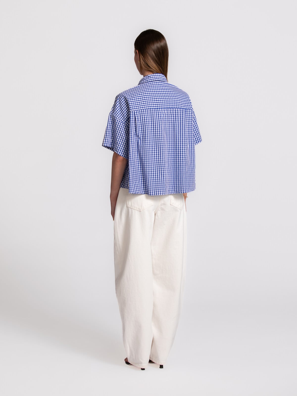Shirts Vichy bleu EKI06BE26